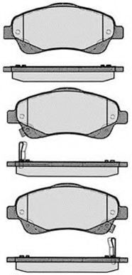 Комплект тормозных колодок, дисковый тормоз RAICAM RA.0567.0