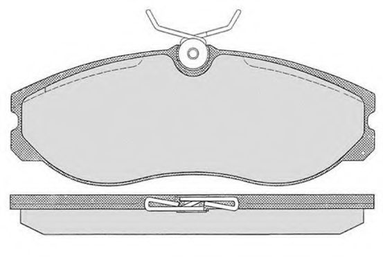 Комплект тормозных колодок, дисковый тормоз RAICAM RA.0703.0