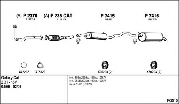 Система выпуска ОГ FENNO FO510