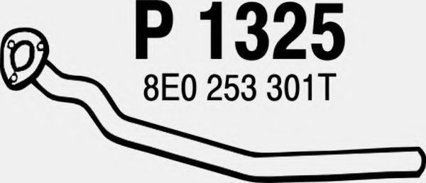 Труба выхлопного газа FENNO 1325