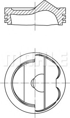 Поршень PERFECT CIRCLE 56 10828 0