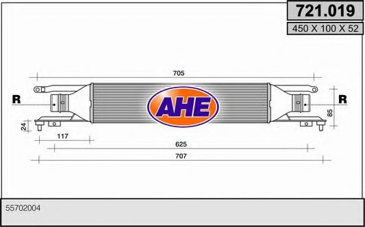 Интеркулер AHE 721.019