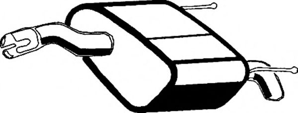 Глушитель выхлопных газов конечный ASMET 05.165