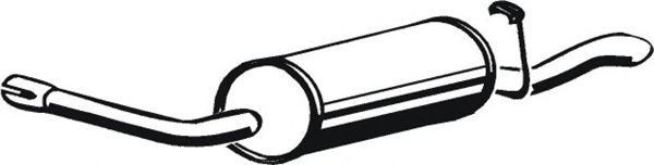 Глушитель выхлопных газов конечный ASMET 07.077