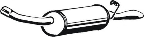 Глушитель выхлопных газов конечный WALKER 16171