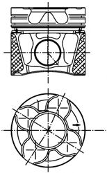 Поршень KOLBENSCHMIDT 99534600