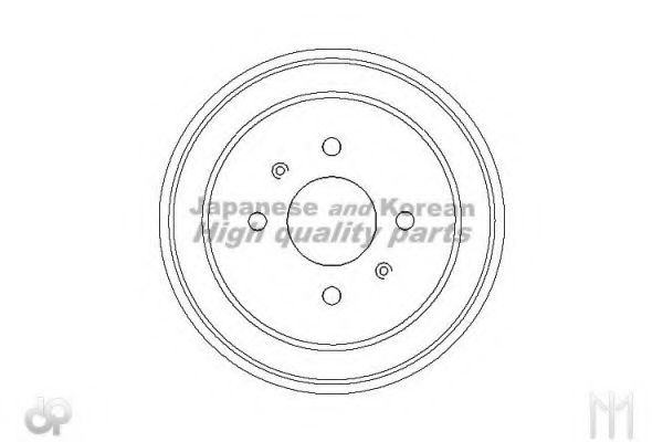 Тормозной барабан ASHUKI 1020-0105