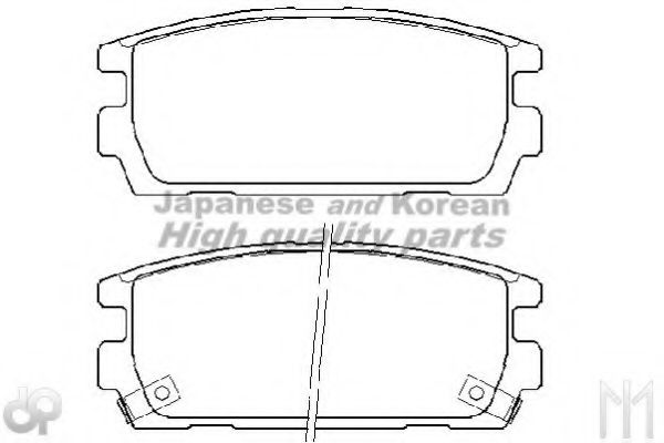 Комплект тормозных колодок, дисковый тормоз ASHUKI 1083-1150A