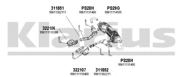 Система выпуска ОГ KLARIUS 680018U