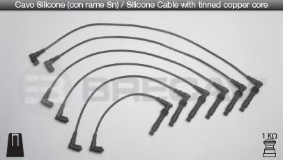 Комплект проводов зажигания BRECAV 09.547