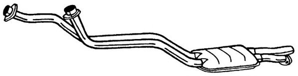 Труба выхлопного газа MTS 10019