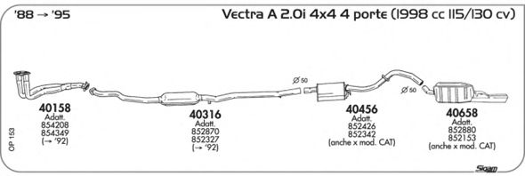 Система выпуска ОГ SIGAM OP153