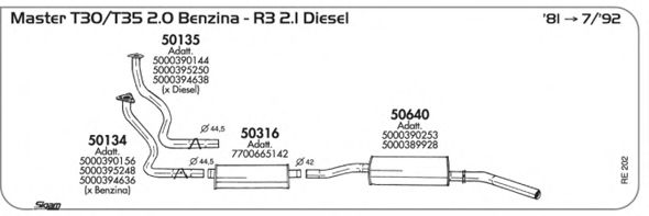 Система выпуска ОГ SIGAM RE202