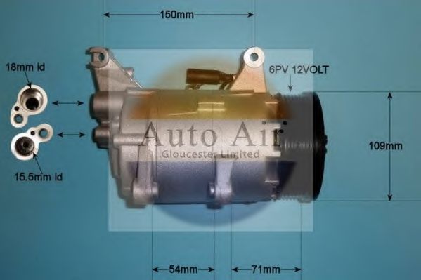 Компрессор, кондиционер AUTO AIR GLOUCESTER 14-0007P