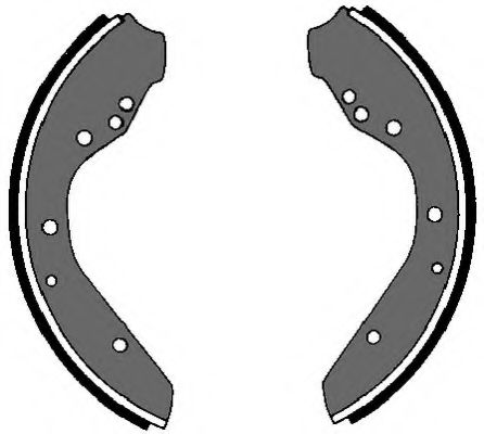 Комплект тормозных колодок VEMA 84390