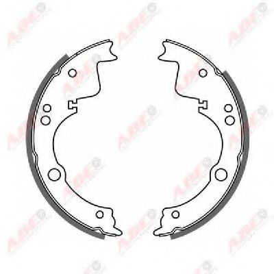 Комплект тормозных колодок ABE C0E002ABE