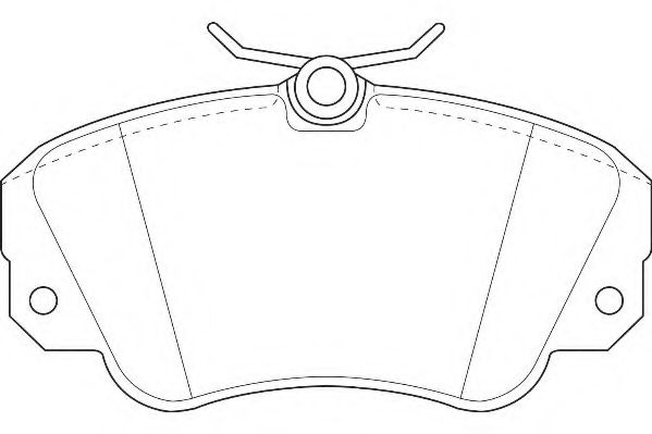 Комплект тормозных колодок, дисковый тормоз WAGNER WBP21368A