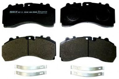 Комплект тормозных колодок, дисковый тормоз AIR FREN 21.29246