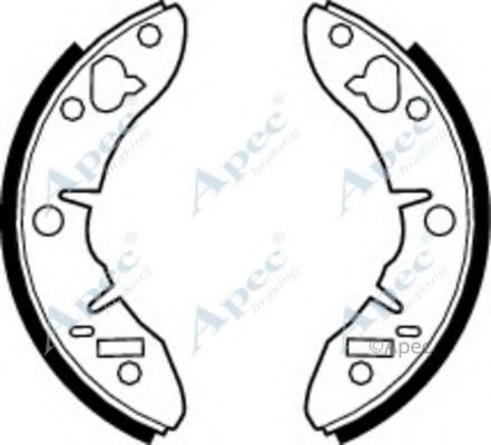 Тормозные колодки APEC braking SHU142