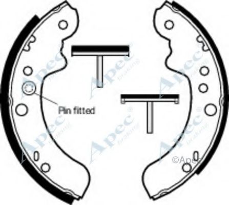 Тормозные колодки APEC braking SHU387