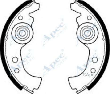 Тормозные колодки APEC braking SHU45