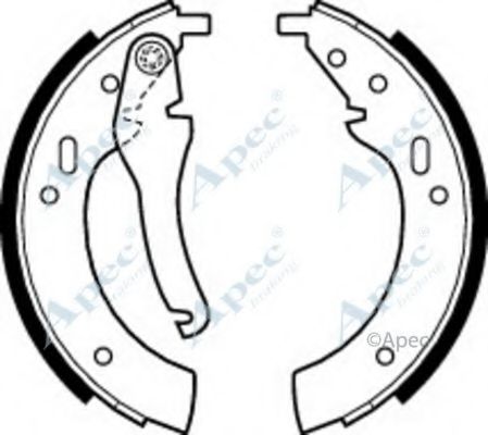 Тормозные колодки APEC braking SHU62