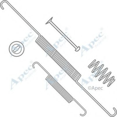 Комплектующие, тормозная колодка APEC braking KIT855