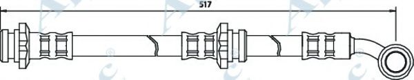 Тормозной шланг APEC braking HOS3384