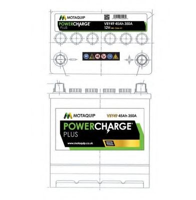 Стартерная аккумуляторная батарея MOTAQUIP 048