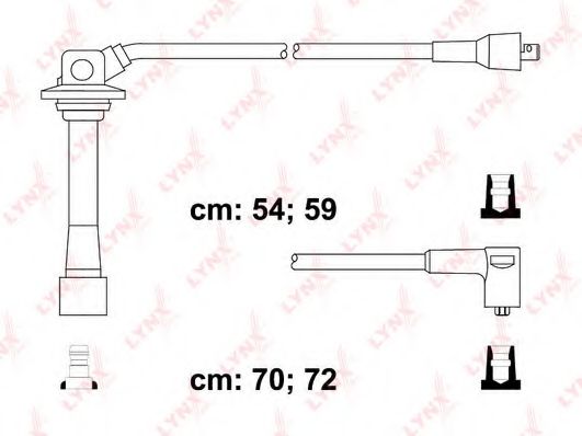 Комплект проводов зажигания LYNXauto SPC5107