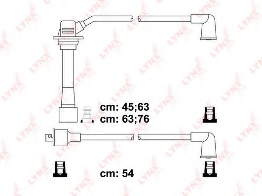 Комплект проводов зажигания LYNXauto SPC5121