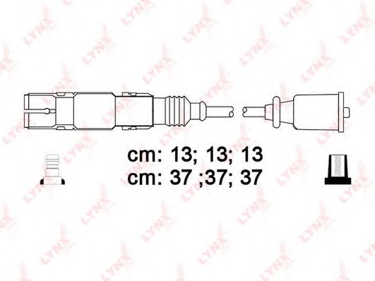 Комплект проводов зажигания LYNXauto SPC5332