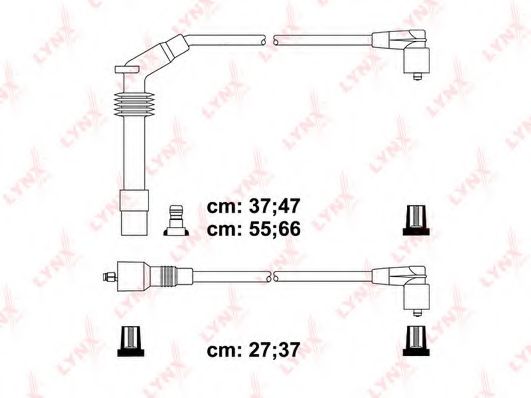Комплект проводов зажигания LYNXauto SPC5925