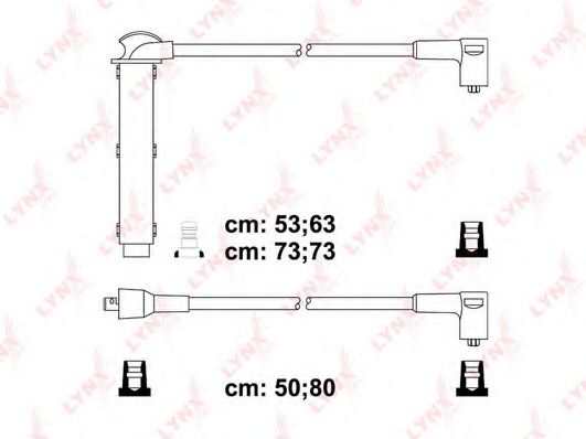 Комплект проводов зажигания LYNXauto SPC6511