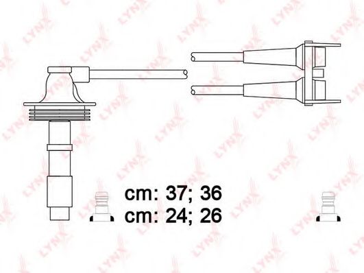 Комплект проводов зажигания LYNXauto SPC7815