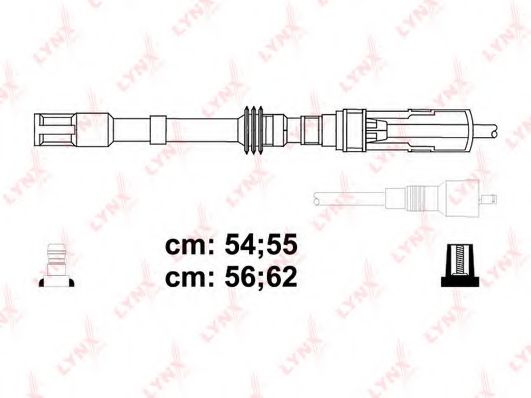 Комплект проводов зажигания LYNXauto SPC8039