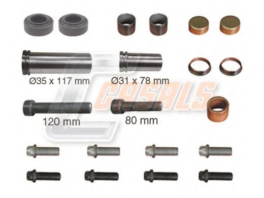 Ремкомплект, тормозной суппорт CASALS MD430