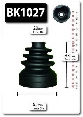 Комплект пылника, приводной вал SHAFTEC BK1027