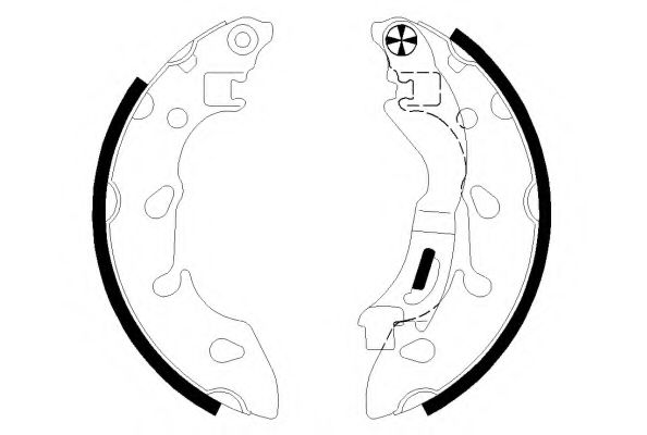 Комплект тормозных колодок HELLA PAGID 8DB 355 022-211