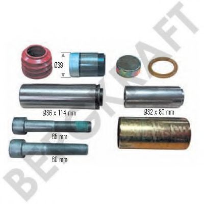 Ремкомплект, тормозной суппорт DT 135075