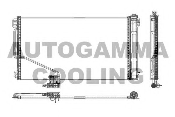 Конденсатор, кондиционер AUTOGAMMA 105596