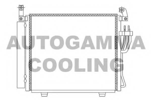 Конденсатор, кондиционер AUTOGAMMA 105853