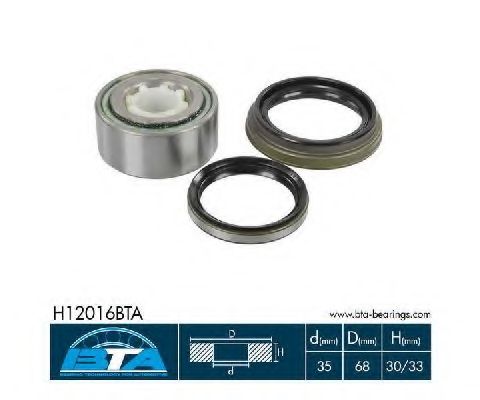 Комплект подшипника ступицы колеса BTA H12016BTA