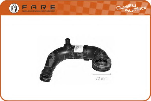 Рукав воздухозаборника, воздушный фильтр FARE SA 9991