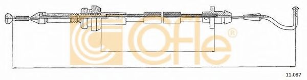 Тросик газа COFLE 11.087