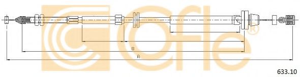 Тросик газа COFLE 633.10