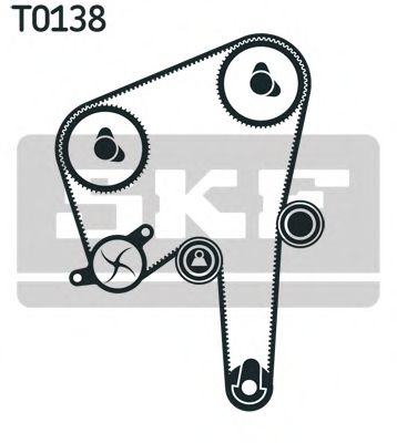 Комплект ремня ГРМ SKF VKMA 06560