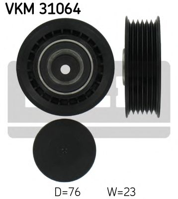 Натяжной ролик, поликлиновой  ремень SKF VKM 31064