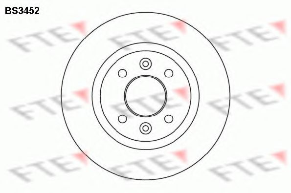 Тормозной диск FTE BS3452