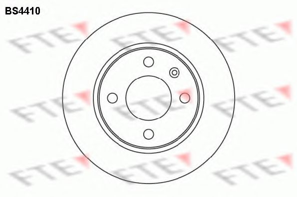 Тормозной диск FTE BS4410